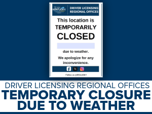 Temporary Office Closure - Weather
